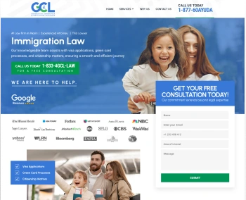 Immigration Support Service Page